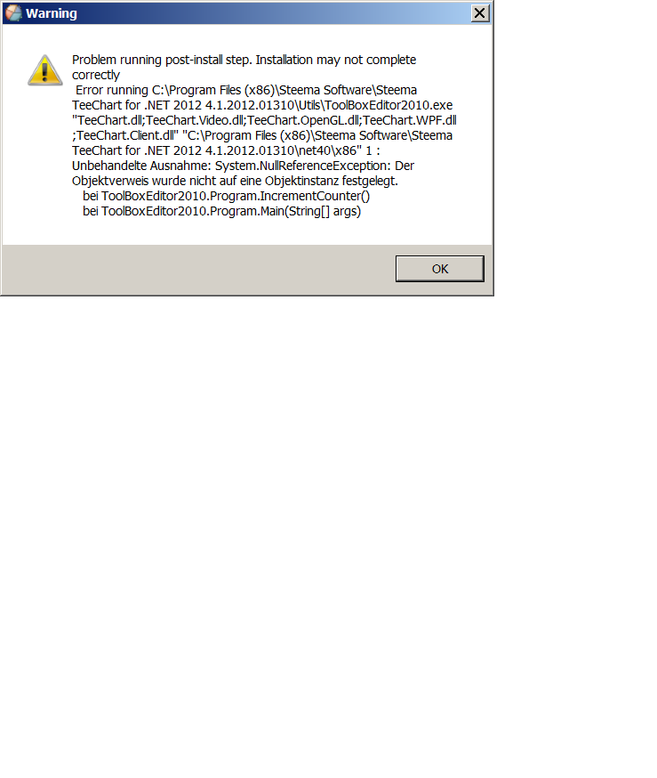 TeeChartinstallation Error.png